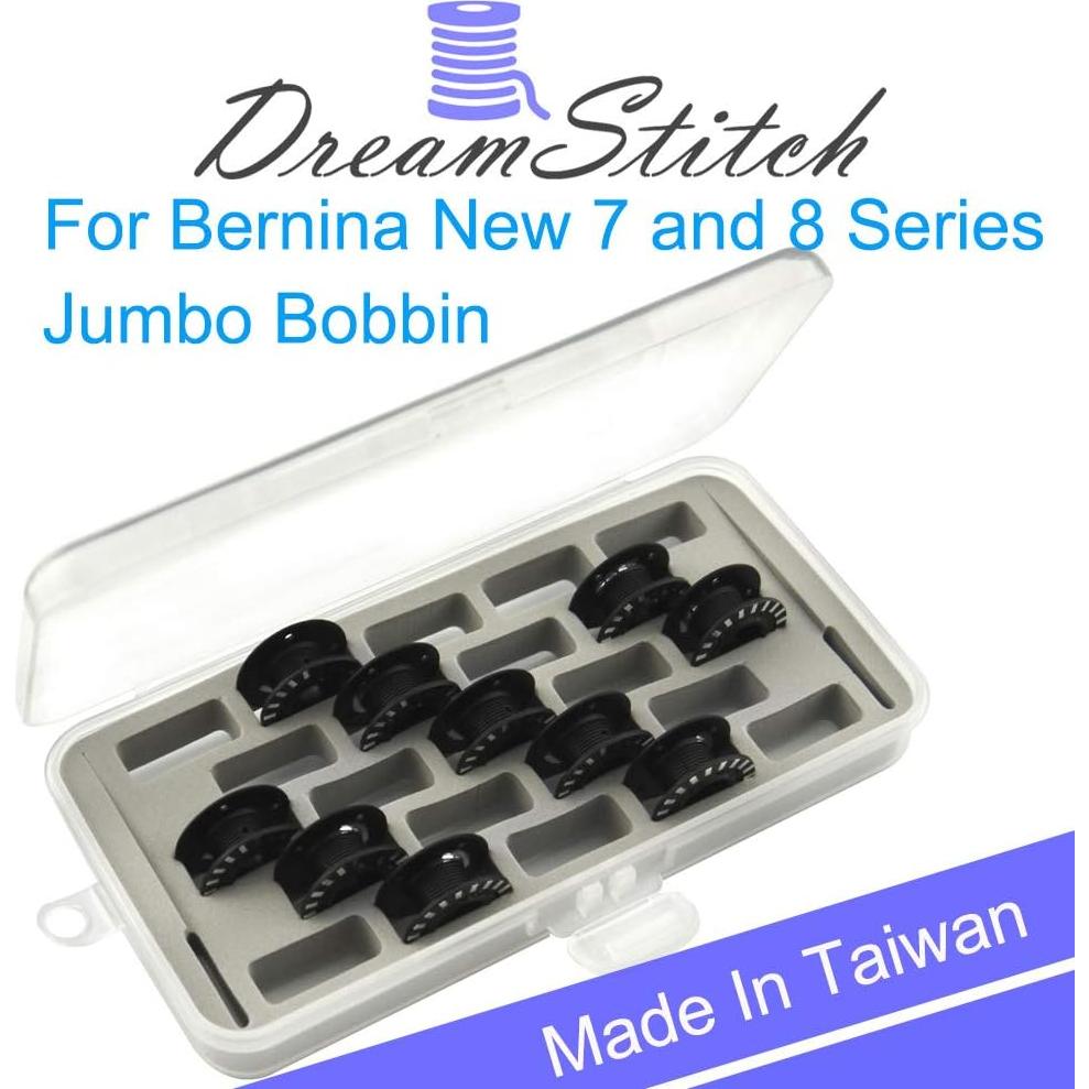 Caja de Bobinas DreamStitch para Bernina 7 y 8 Jumbo - Gris