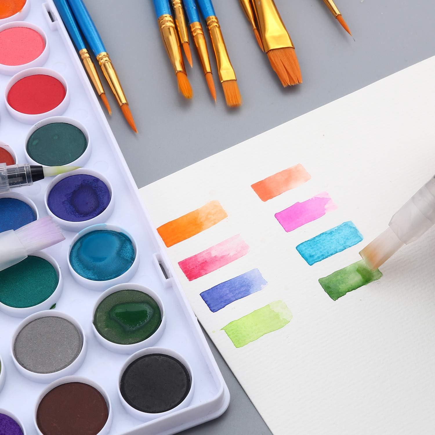 Set de Pintura Acuarela AROIC 36 Colores con 16 Pinceles