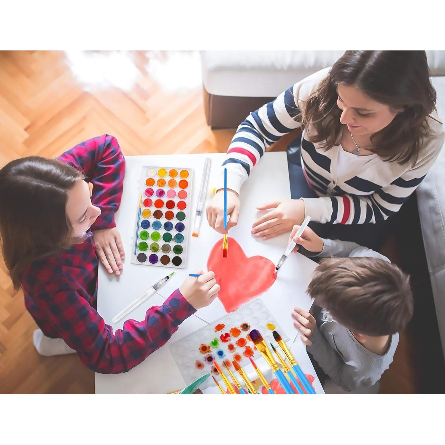 Set de Pintura Acuarela AROIC 36 Colores con 16 Pinceles