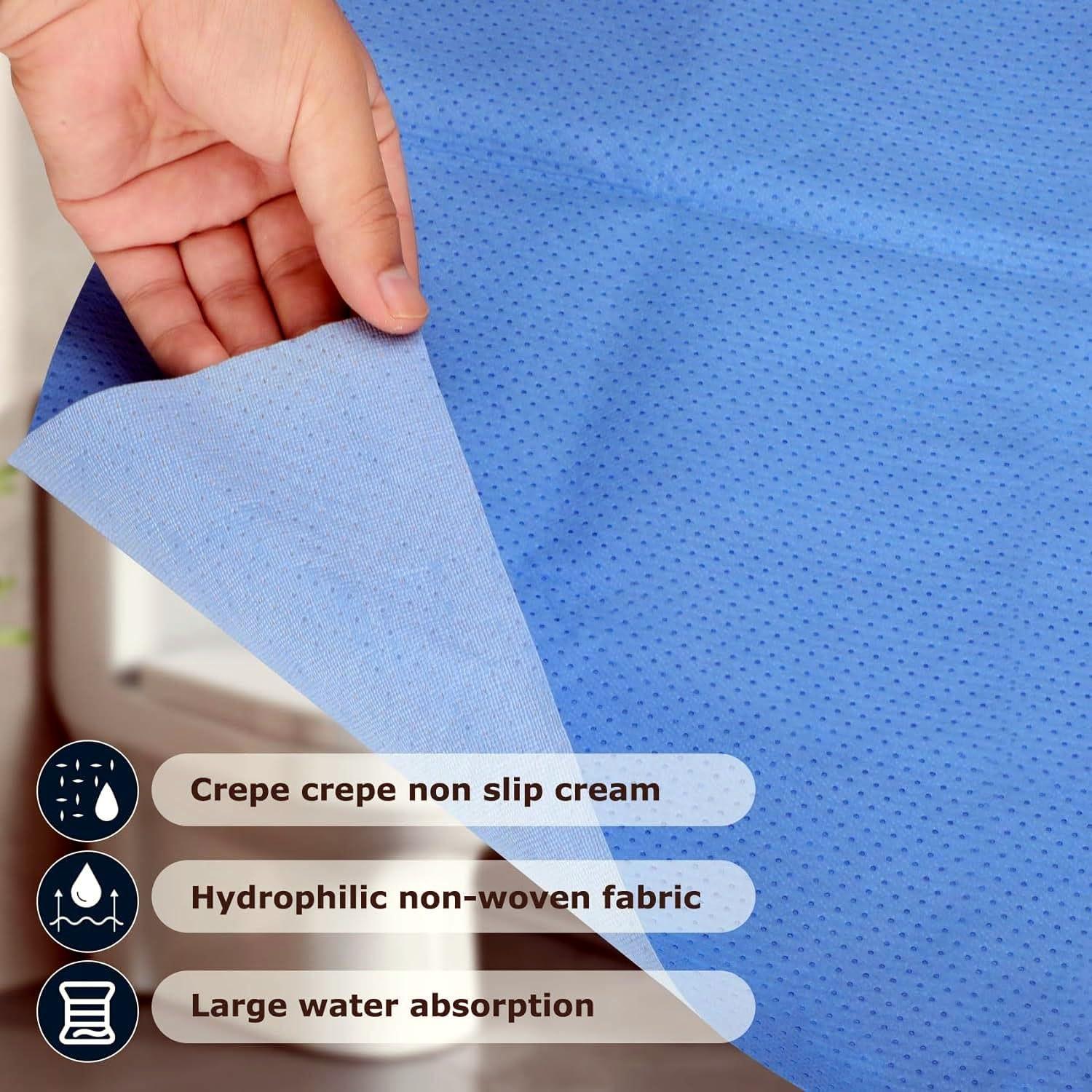 Alfombrillas desechables para inodoro U Azul 61x56cm Super Absorbentes