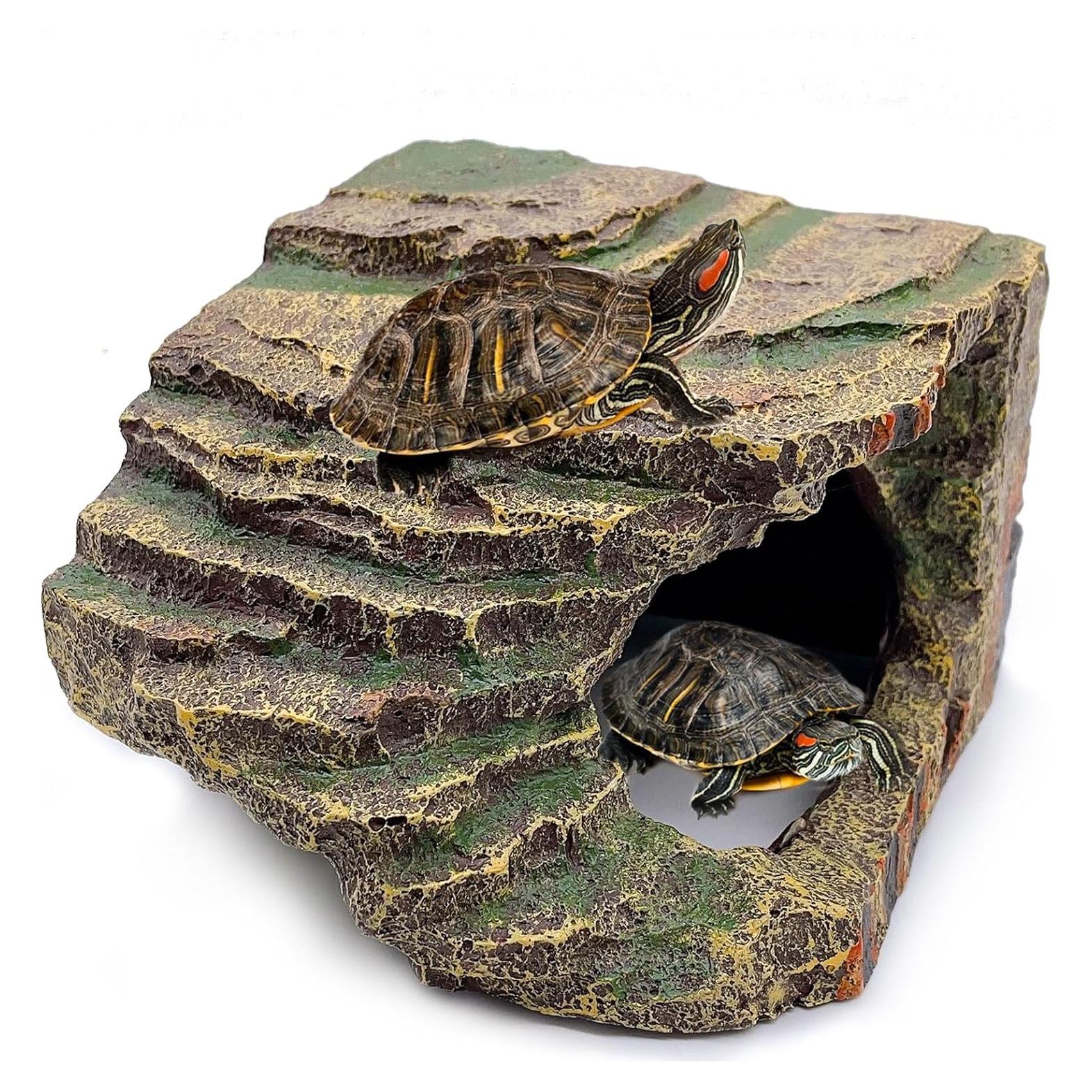 Plataforma para Tortugas Kathson 17x14x10 cm Resina No Tóxica