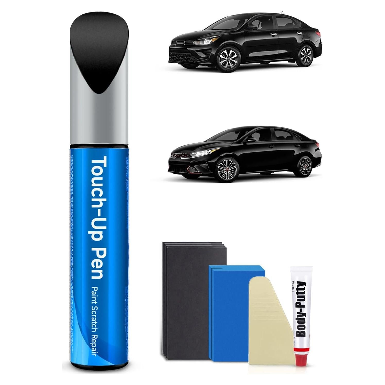 Kit de pintura de retoque RSACET Aurora Black Pearl para Kia