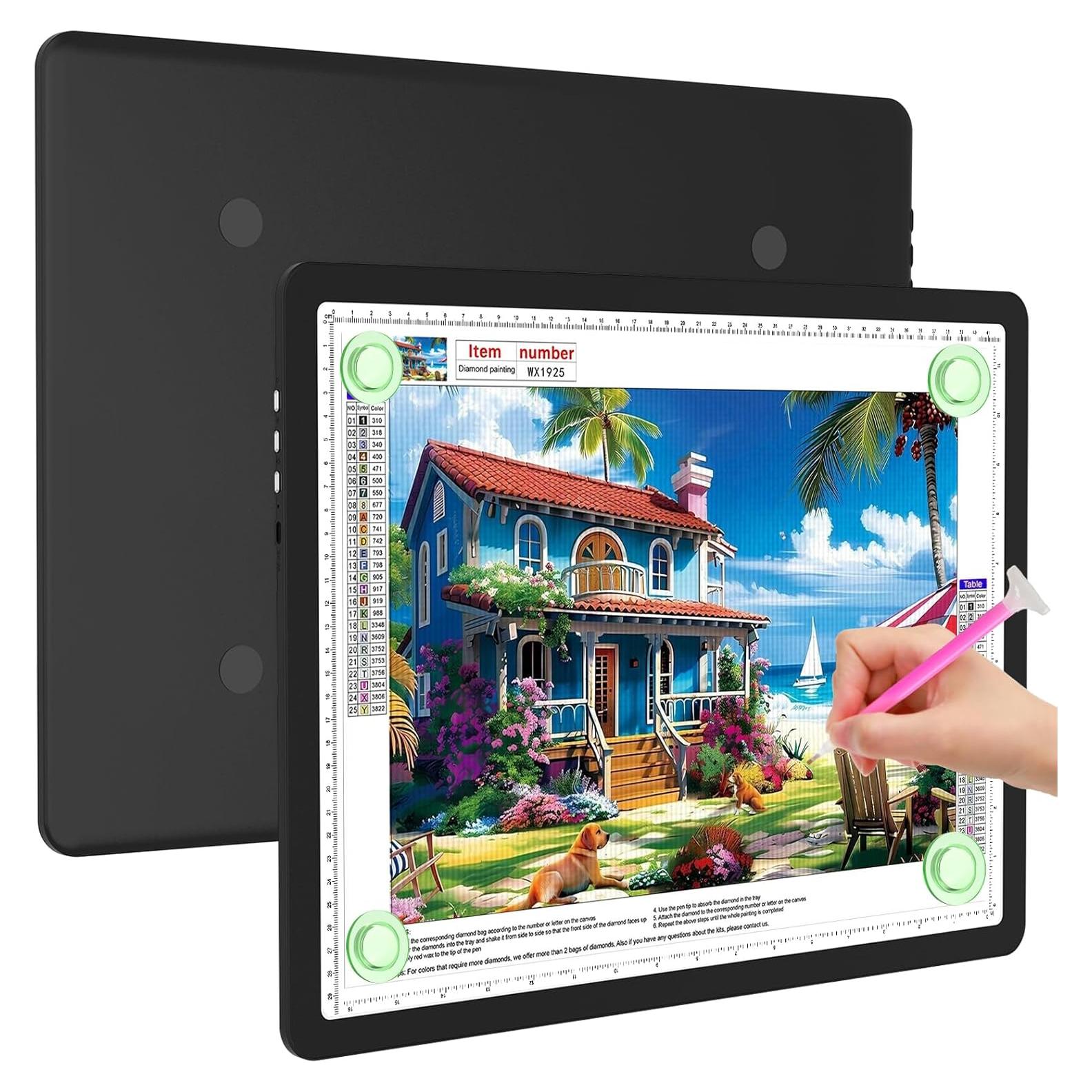 Mesa de Luz LED Elice A3 Ultra Brillante - Negro