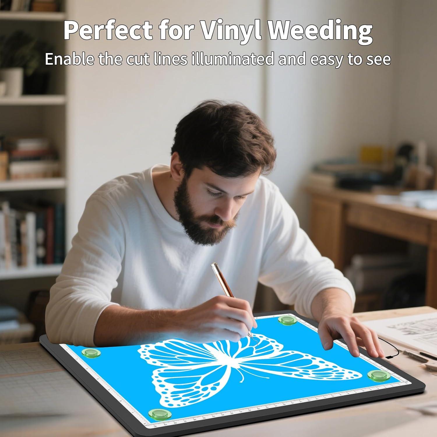 Mesa de Luz LED Elice A3 Ultra Brillante - Negro