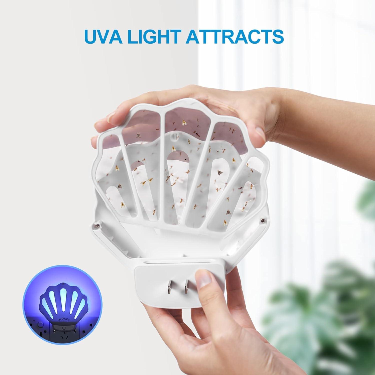 Trampa Eléctrica para Insectos Voladores INRAGEO Blanca UV