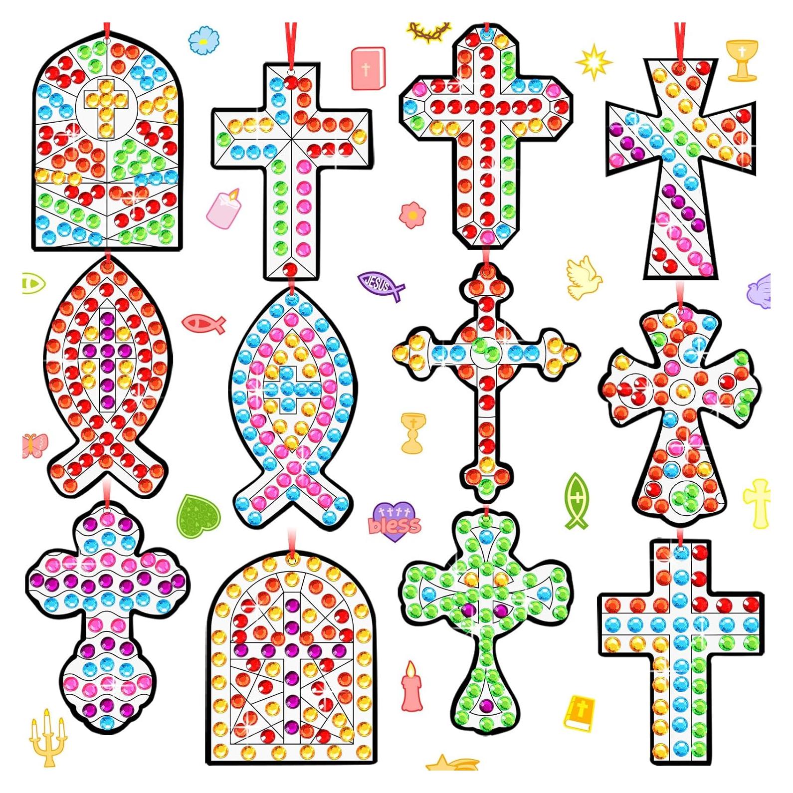 Kit de Manualidades de Atrapa Sol WinnerWhy 36 Piezas Cruz