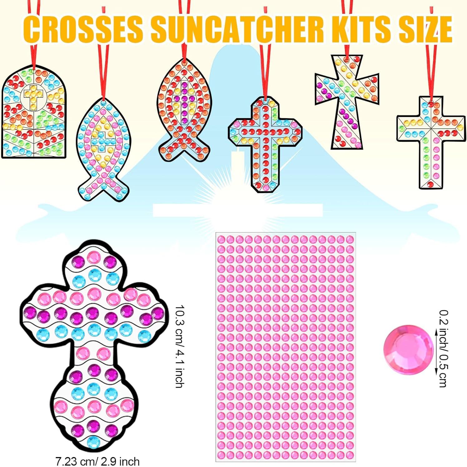 Kit de Manualidades de Atrapa Sol WinnerWhy 36 Piezas Cruz