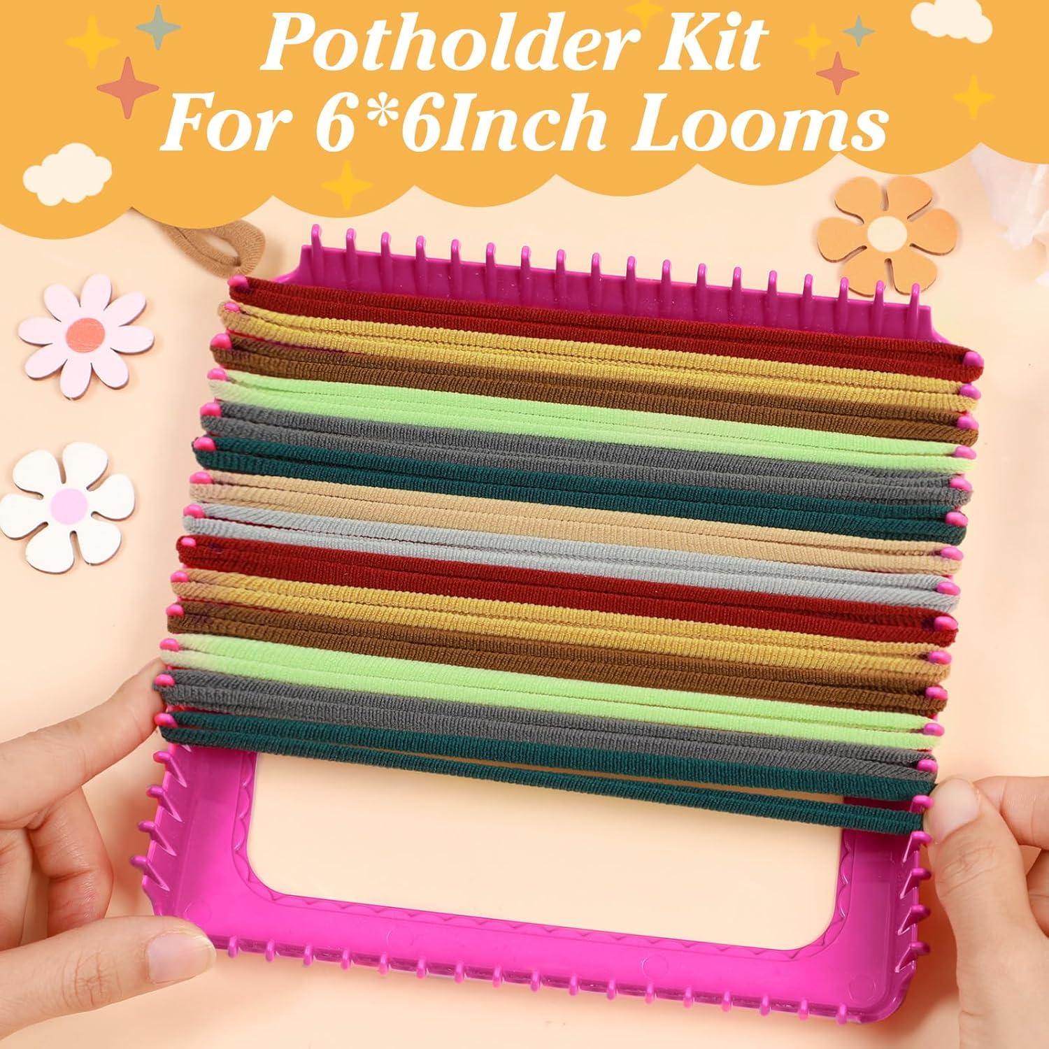 Kit de Anillos de Telar Naozinebi 600 Piezas Multicolores