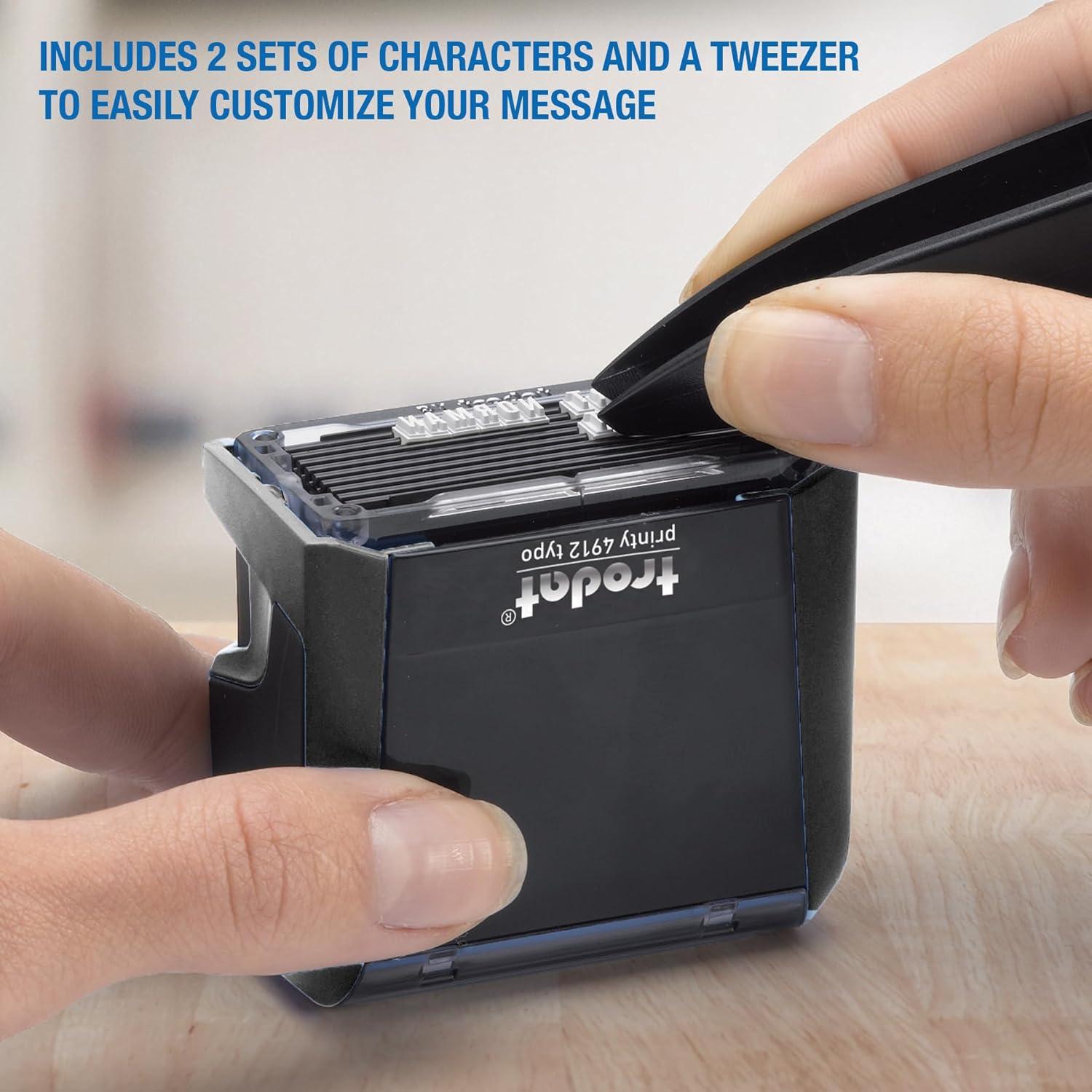 Sello Autoentintado Trodat Printy 4912 Personalizado 4 Líneas