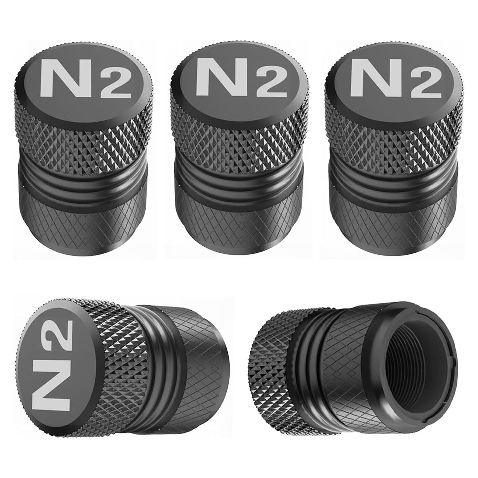 Tapas de Válvula de Neumático MUZOCA - Paquete de 5 Unidades