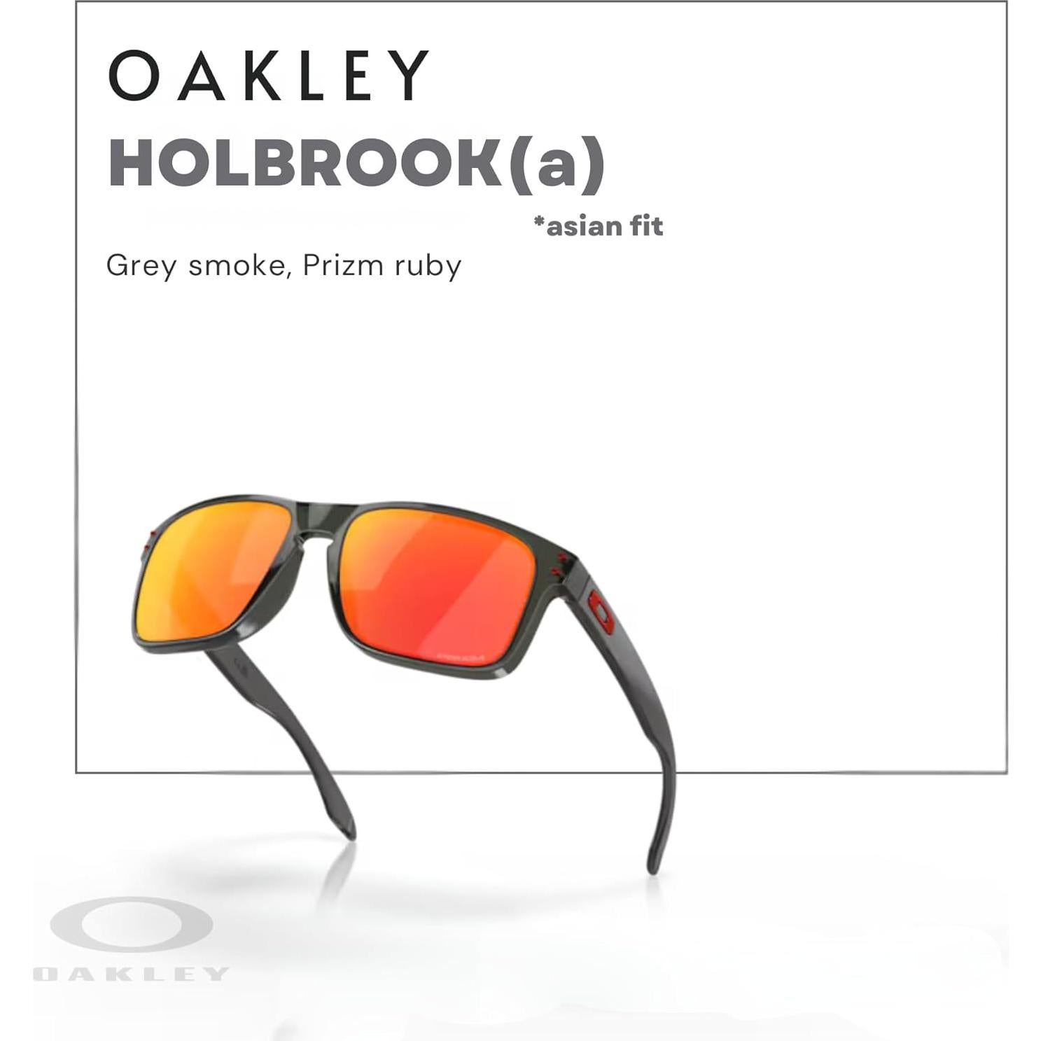 Gafas de sol Oakley Holbrook Ajuste Asiático OO9244 Humo Gris