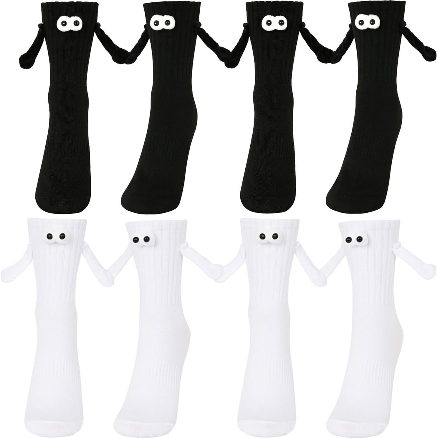 Calcetines Magnéticos Vermeyen 4 Pares Unisex Divertidos