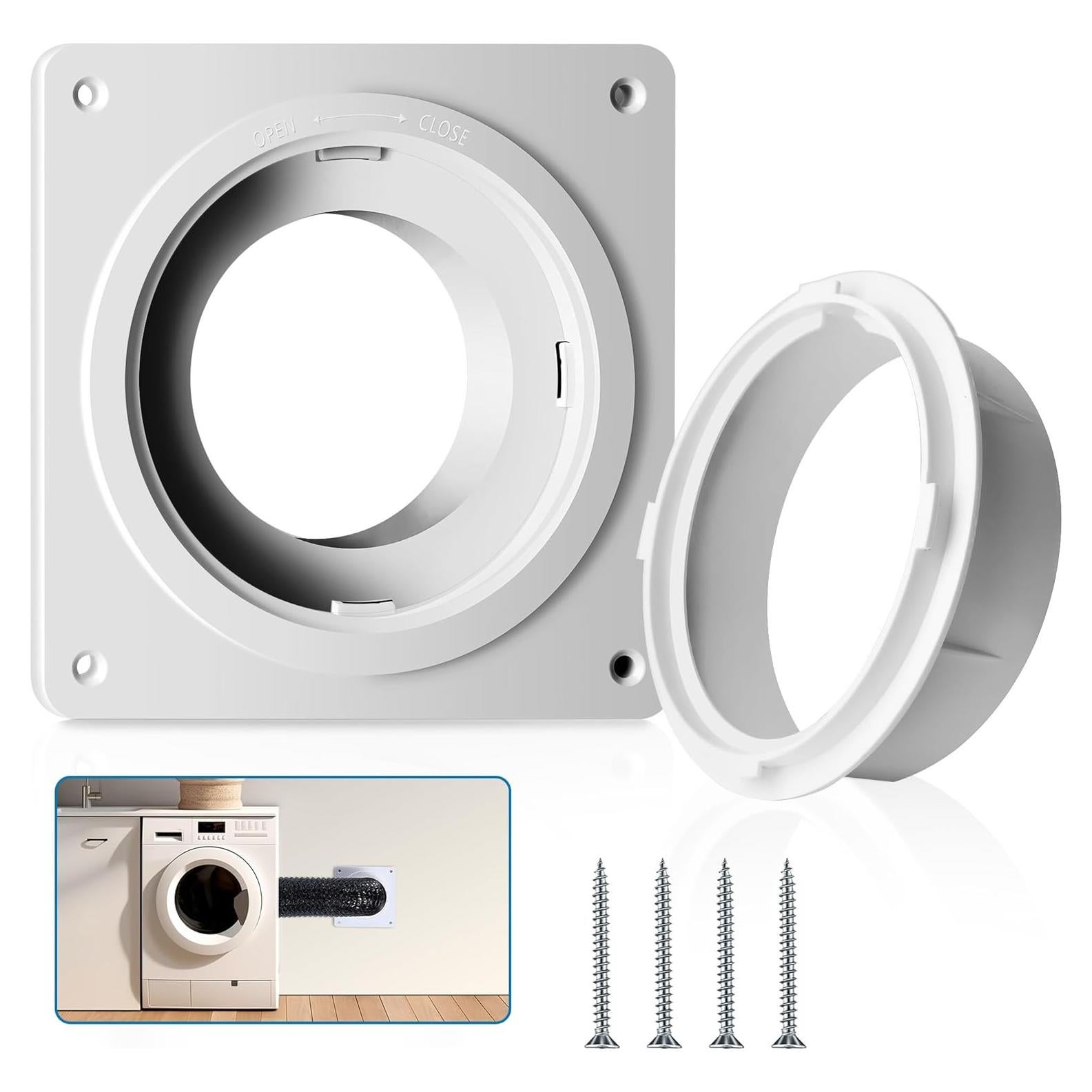 Placa de Pared para Ventilación de Secadora Fosenlion 4"