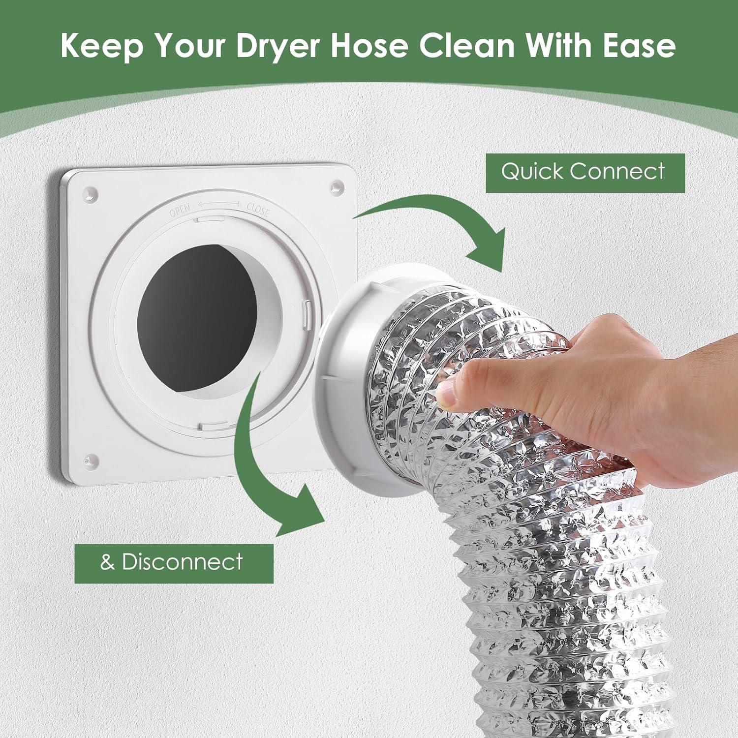 Placa de Pared para Ventilación de Secadora Fosenlion 4"