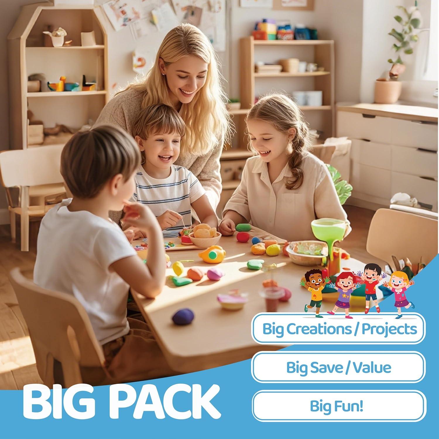 Arcilla Espuma Secado al Aire LitoJoy 500g Negra - No Tóxica