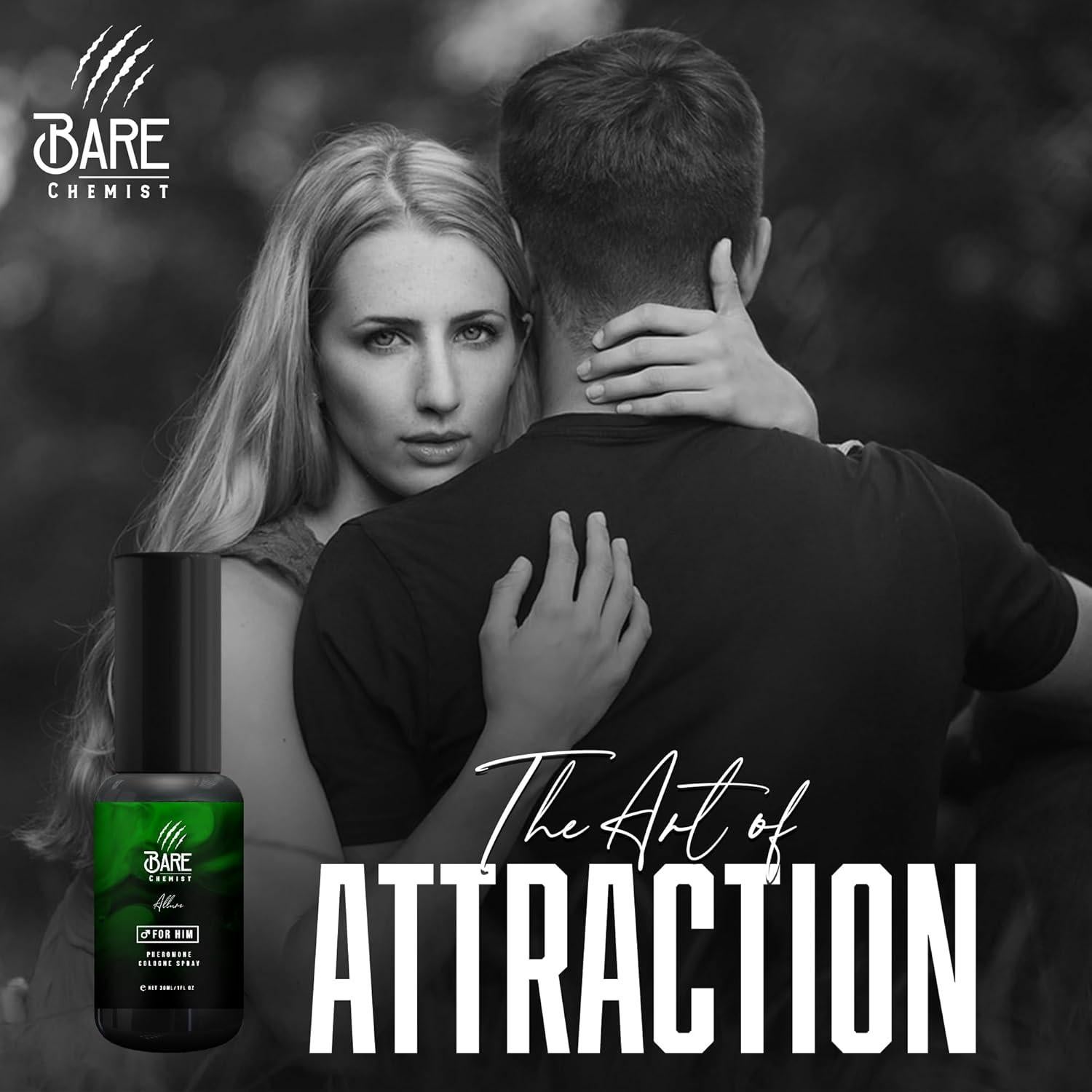 Colonia de Feromonas Bare Chemist 30ml - Spray Larga Duración