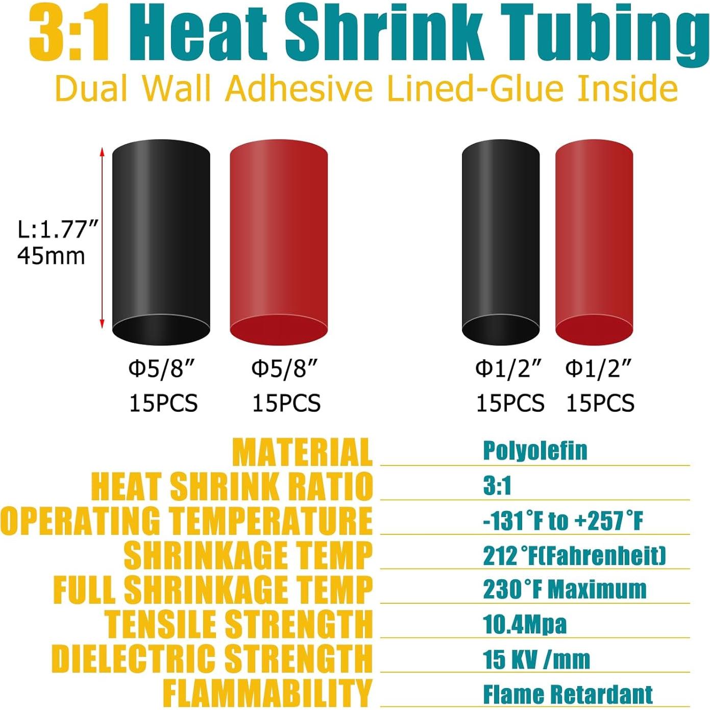 120PCS Terminales de Cobre Brliantux para Batería AWG8 6 4