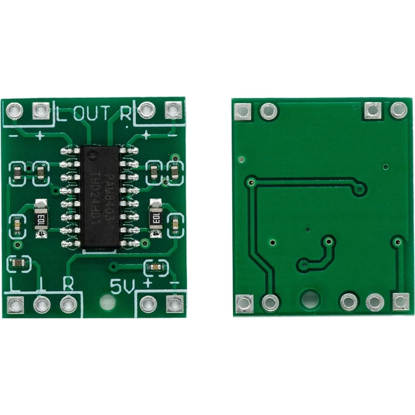 Amplificador Digital Clase D PAM8403 2x3W USB 5V Mini