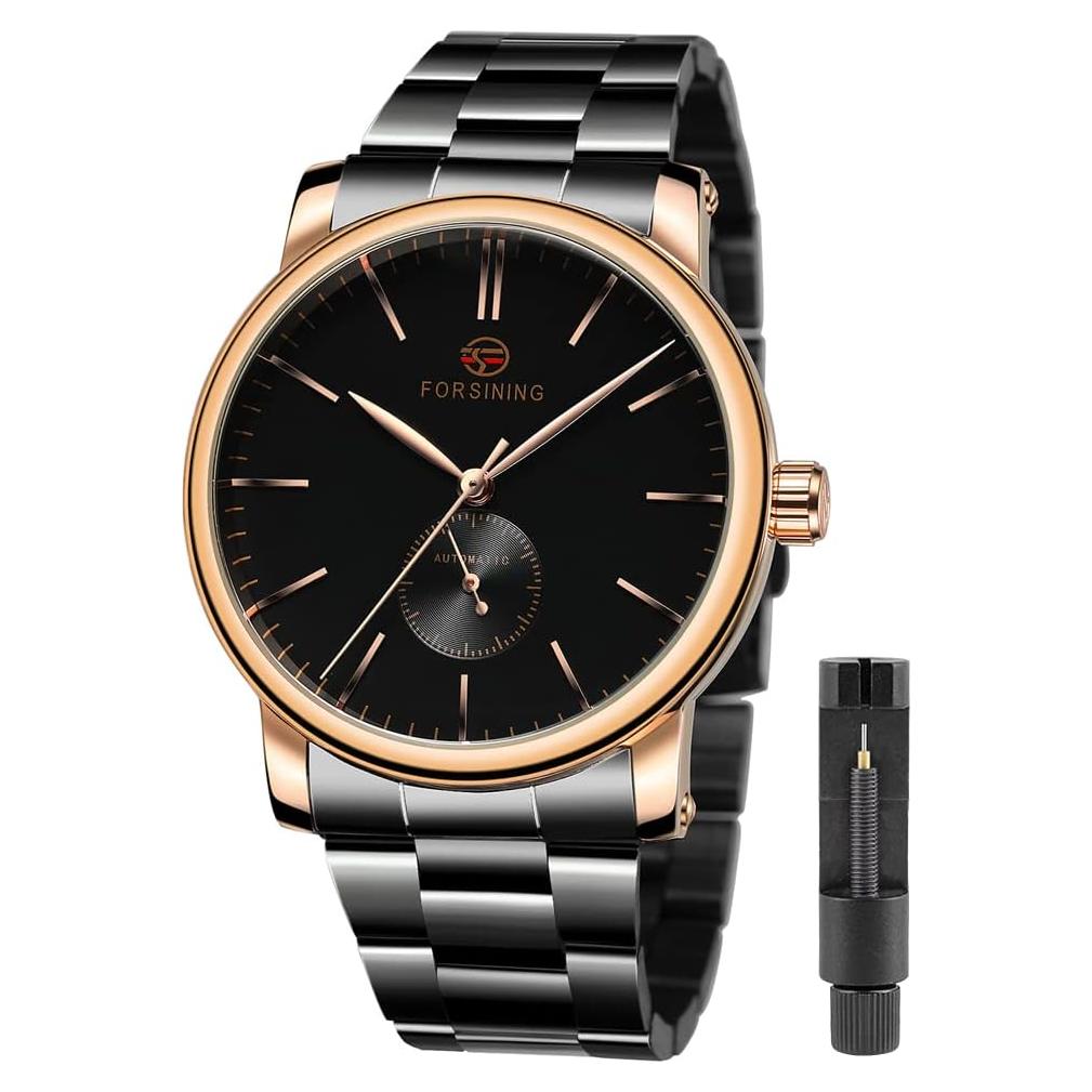 Reloj Mecánico Tiong Hombre Acero Inoxidable Luminiscente