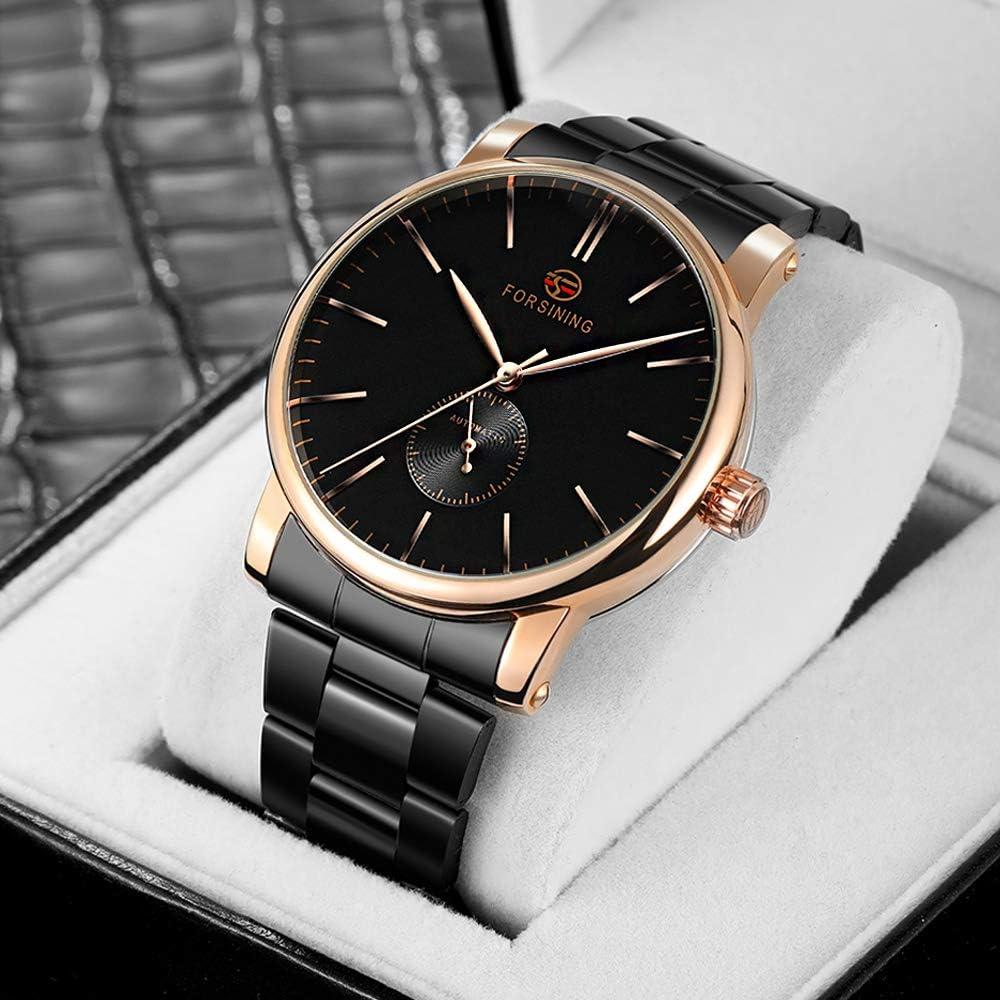 Reloj Mecánico Tiong Hombre Acero Inoxidable Luminiscente