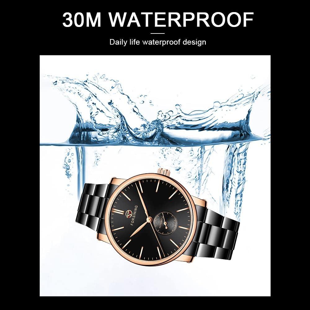 Reloj Mecánico Tiong Hombre Acero Inoxidable Luminiscente