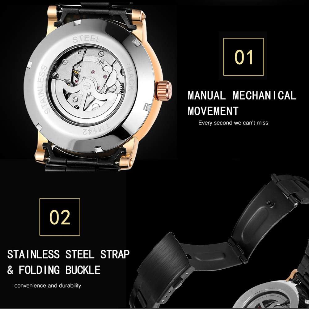 Reloj Mecánico Tiong Hombre Acero Inoxidable Luminiscente