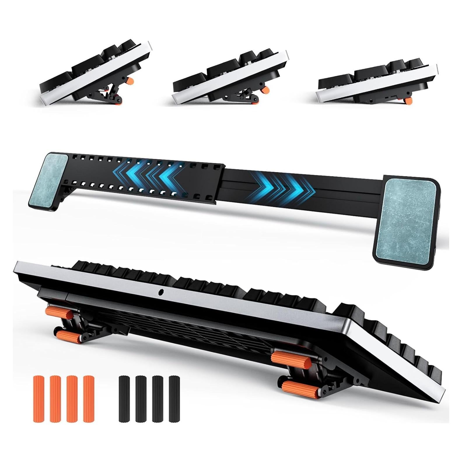 Soporte Ergonómico para Teclado HONKID Ajustable Negro