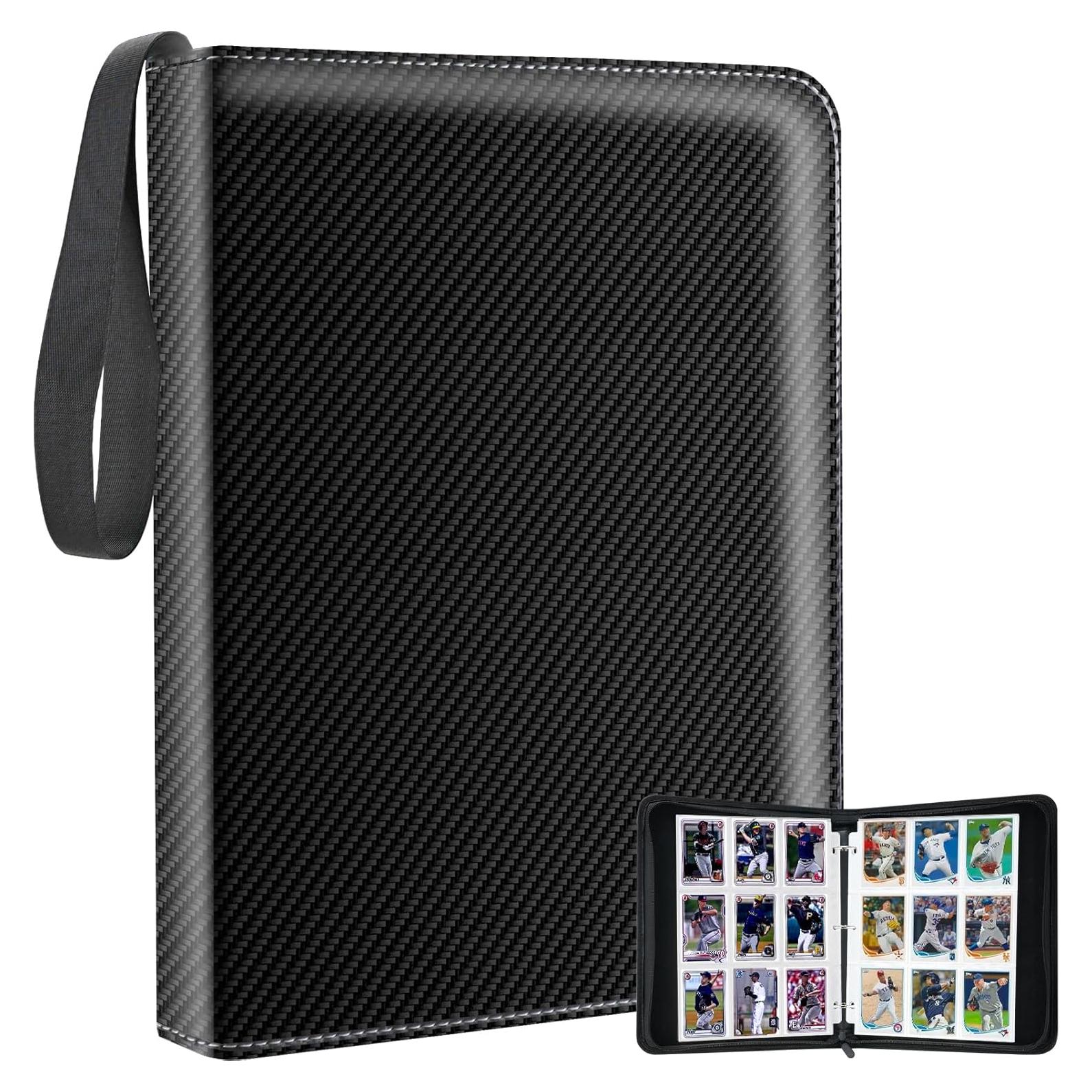 Carpeta de Cartas Winsing 900 Bolsillos Grande Negra