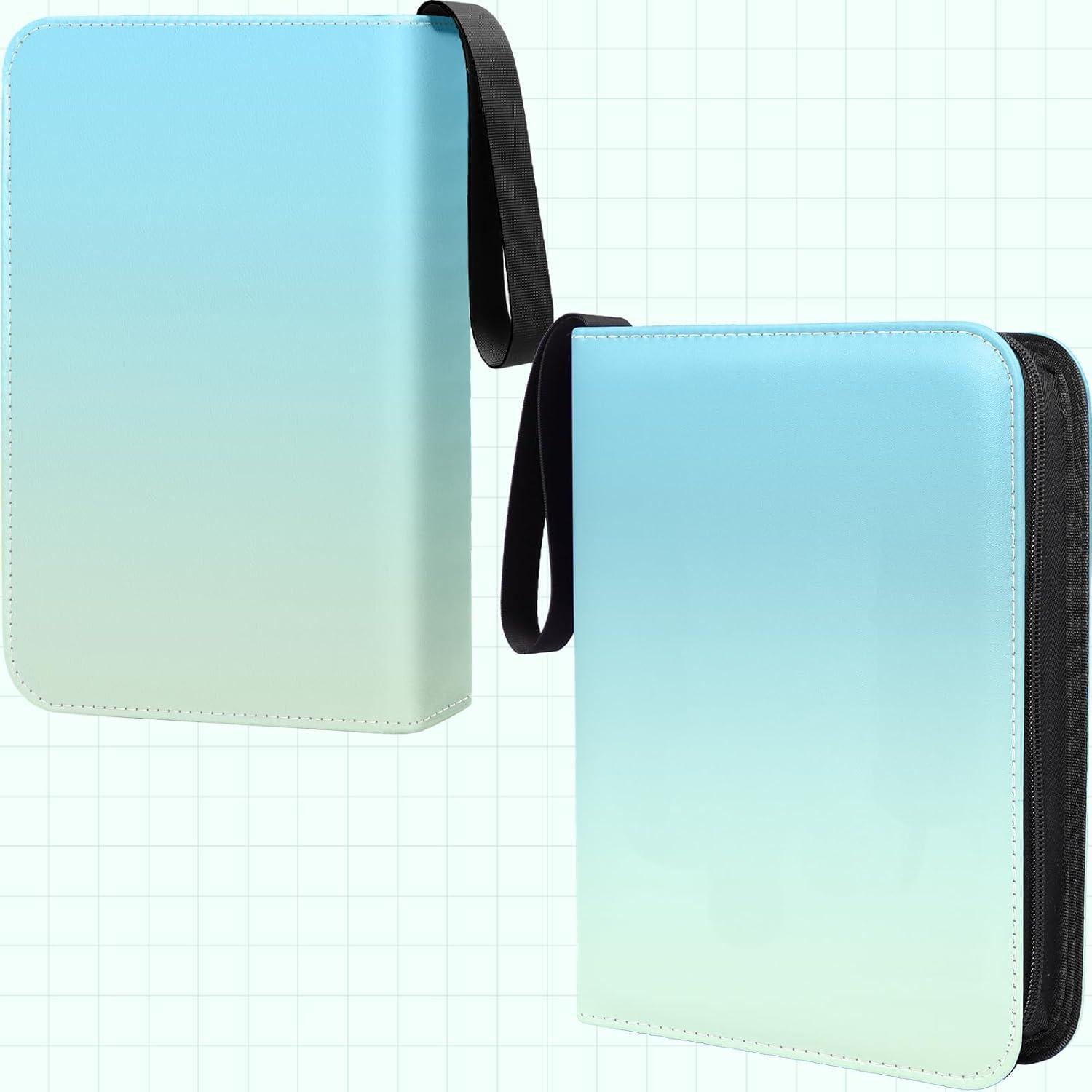 Carpeta de Cartas Winsing 400 Bolsillos Verde Pequeña