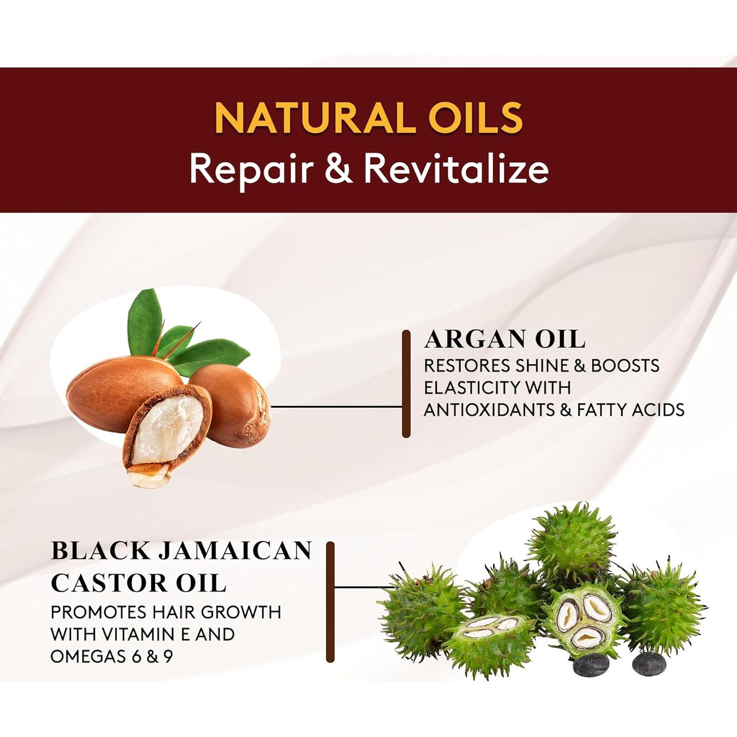 OKAY Acondicionador Sin Enjuague Aceite de Ricino Jamaicano 227g