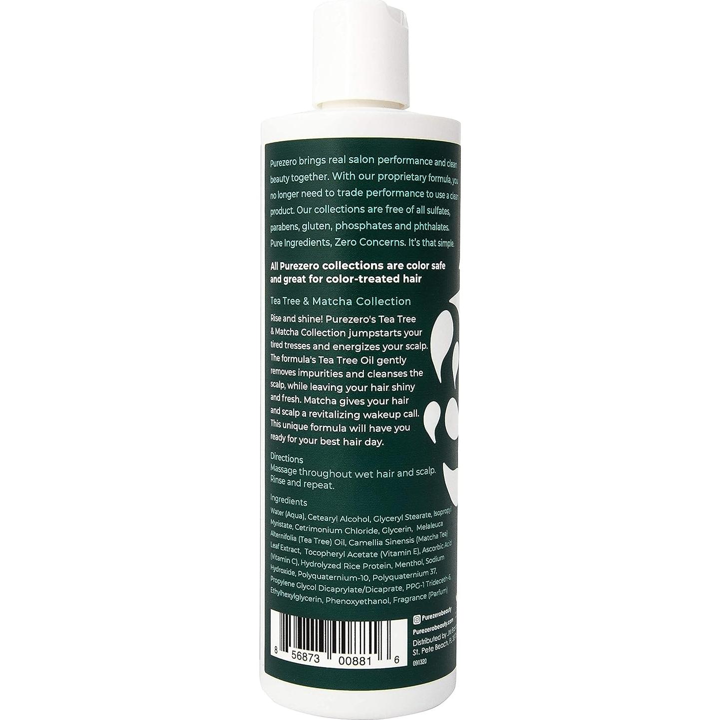 Set de Champú y Acondicionador Purezero Tea Tree 340g - Sin Sulfatos