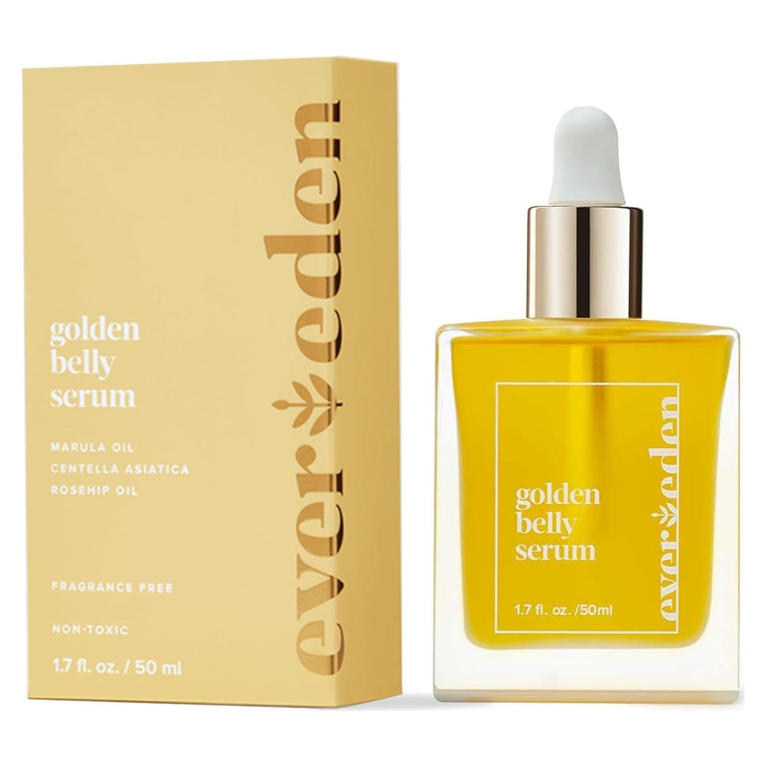 Suero Dorado Evereden 50 ml | Aceite Vegano para Estrías