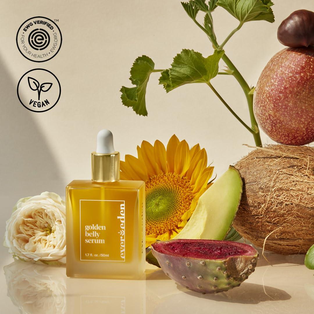 Suero Dorado Evereden 50 ml | Aceite Vegano para Estrías