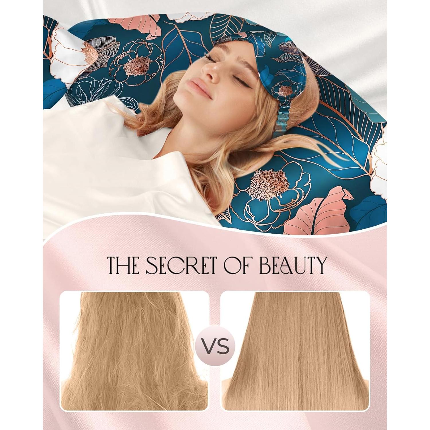 Funda de Almohada de Seda Miss Adola Estándar 66x51cm Peonía