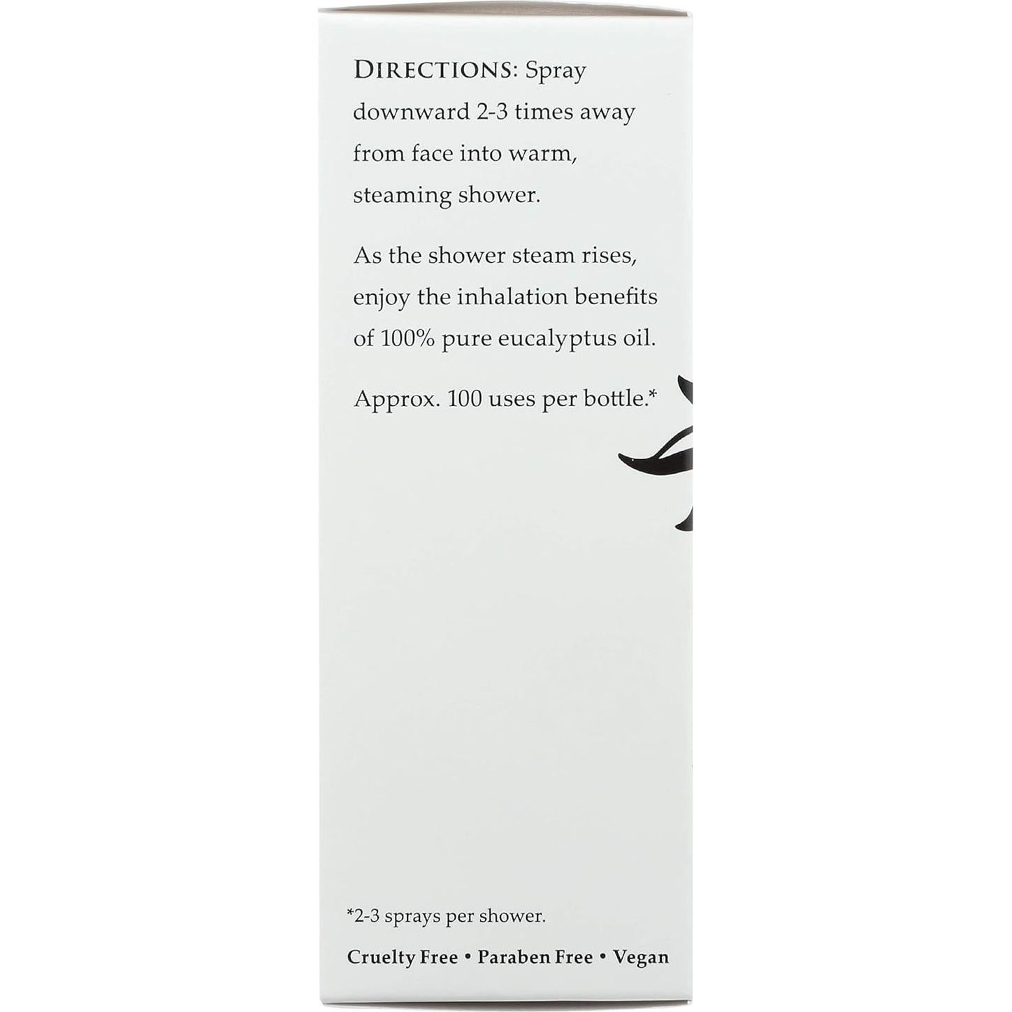 Spray de Ducha de Vapor Travertine Spa Eucalipto 60 ml