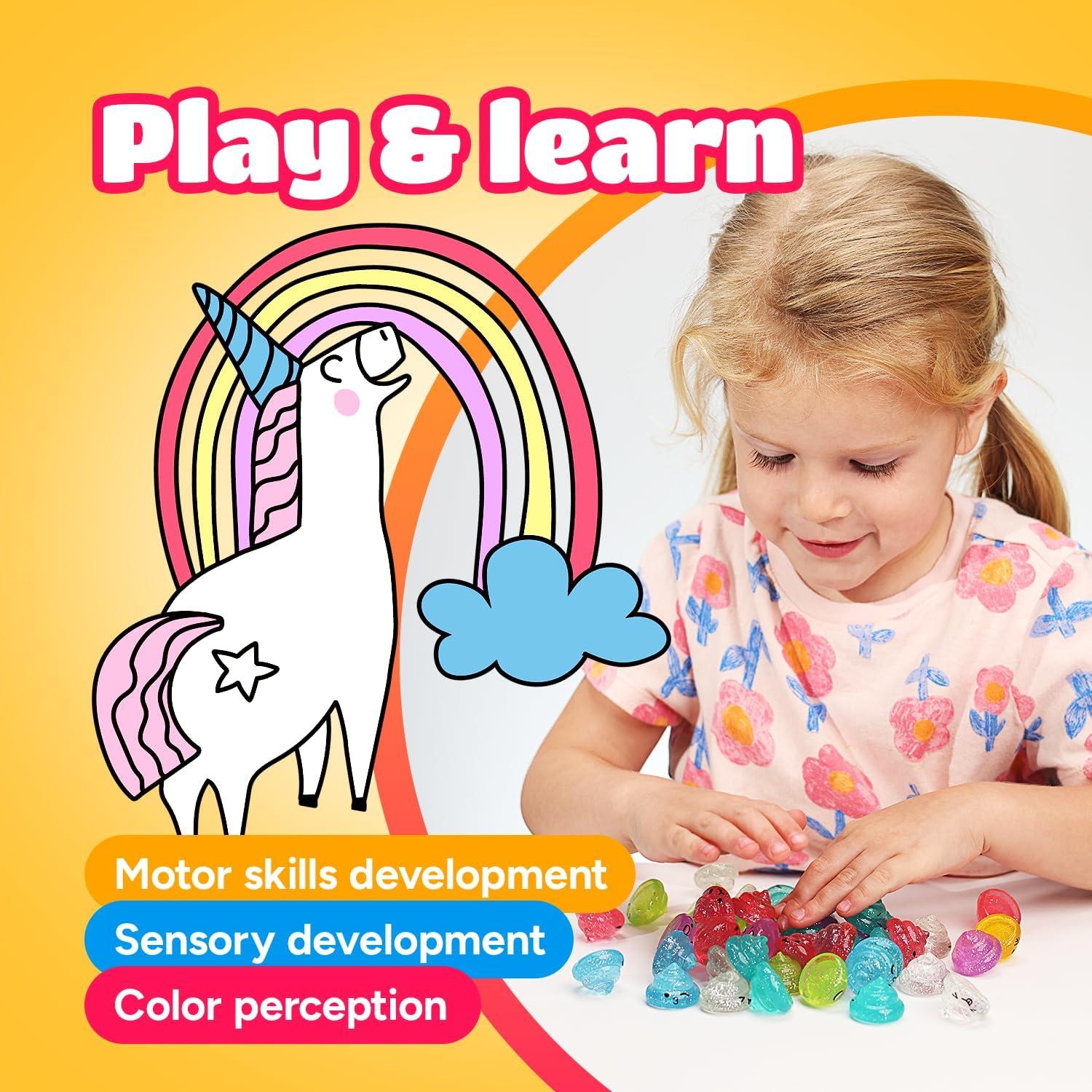 Juguetes Emoji de Caca Brillantes Entervending - 25 Pcs