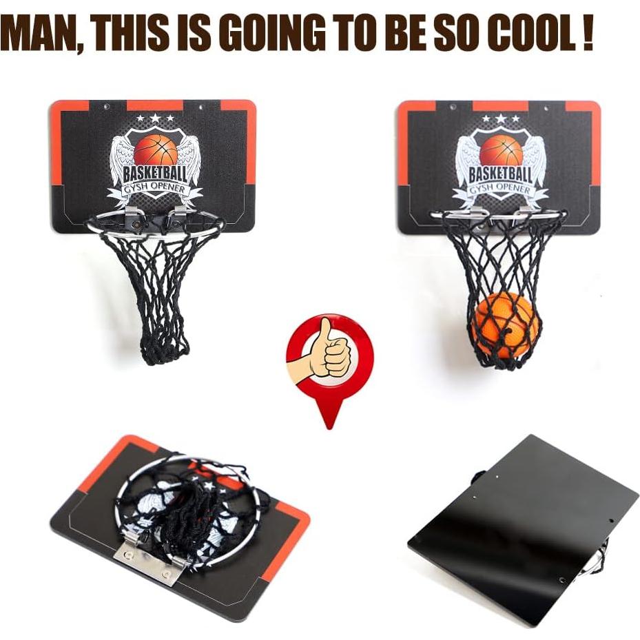 Aro de Baloncesto Mini JSGOD-GYSH para Escritorio Negro