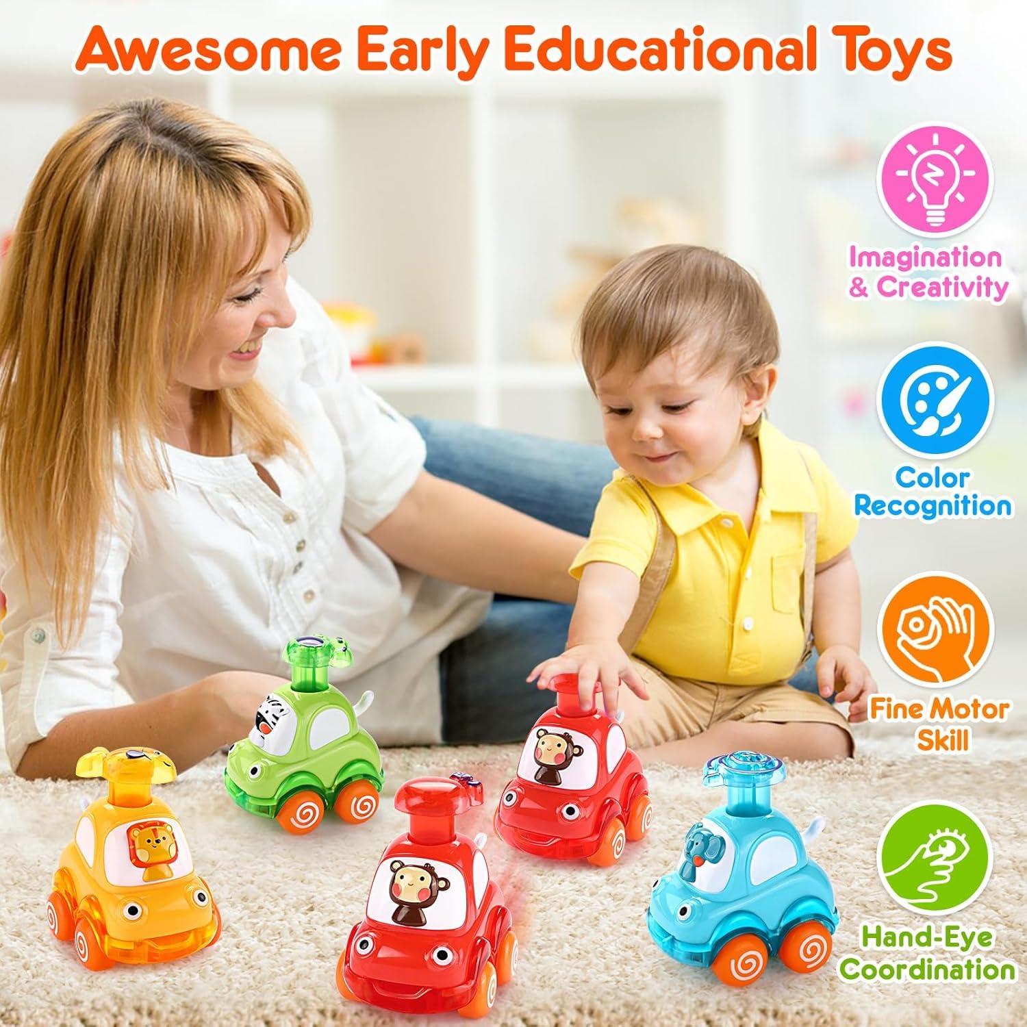 Juguetes de coches para niños 1-3 años Palmatte León 15cm