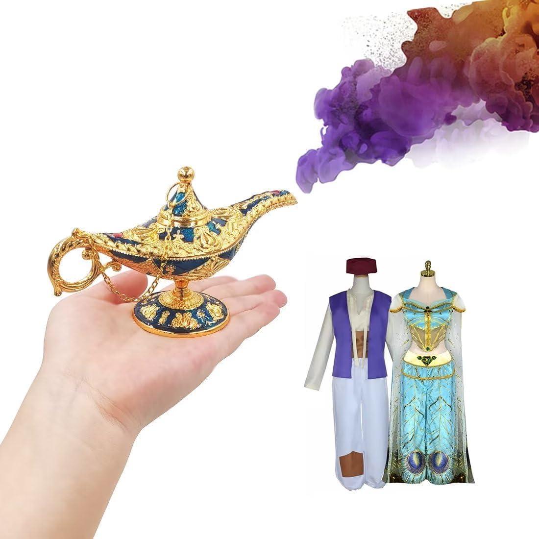 Lámpara Mágica de Genio Aladino Vintage Hourwof - Azul Pequeña