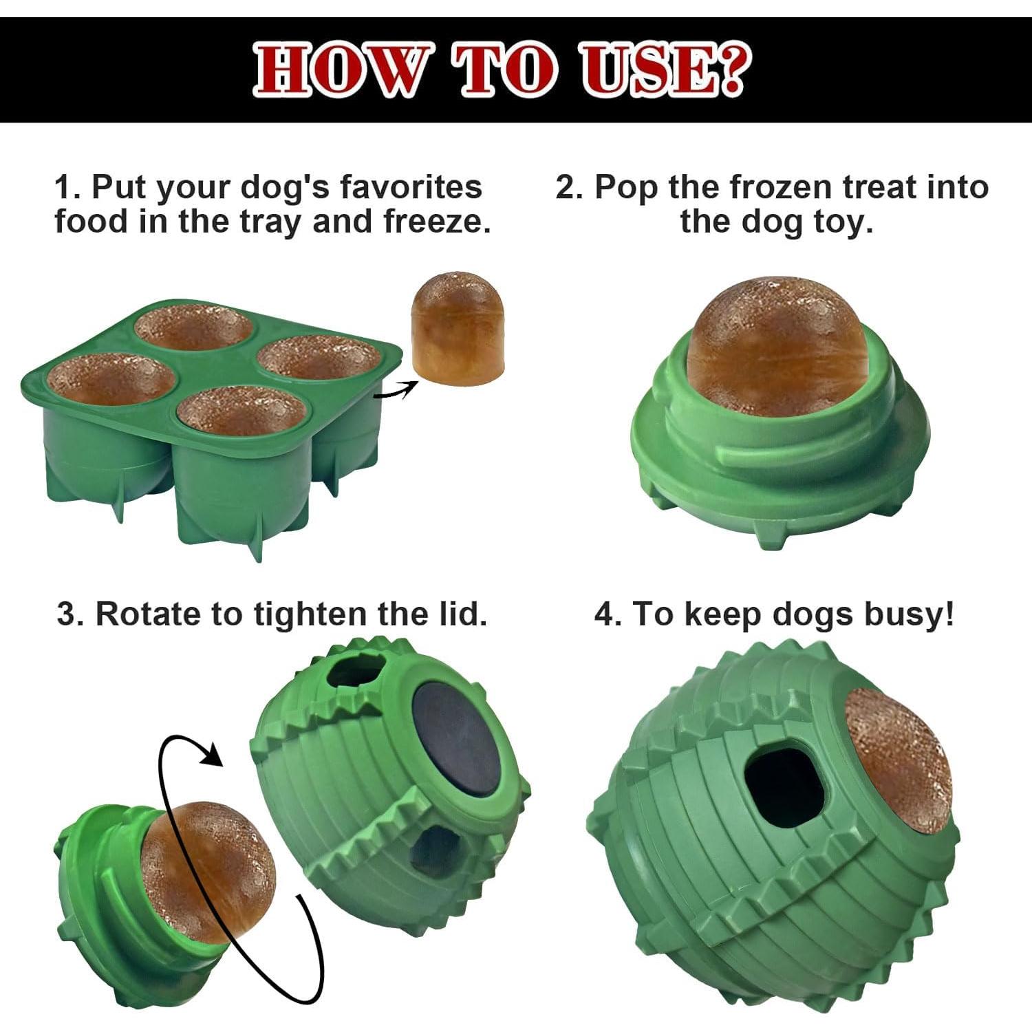 Juguete Interactivo para Perros XHX - 8.9x5.6x15.2cm - Verde