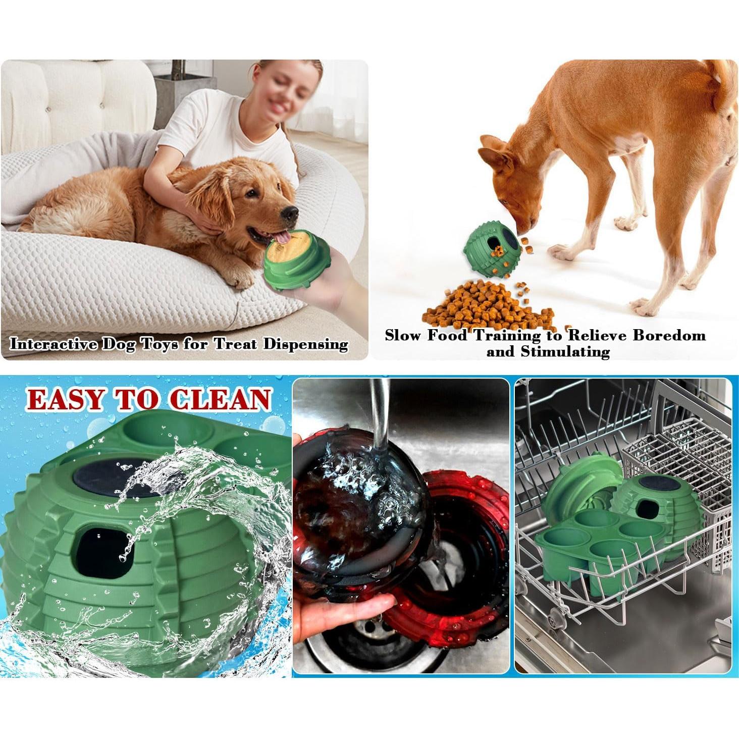 Juguete Interactivo para Perros XHX - 8.9x5.6x15.2cm - Verde