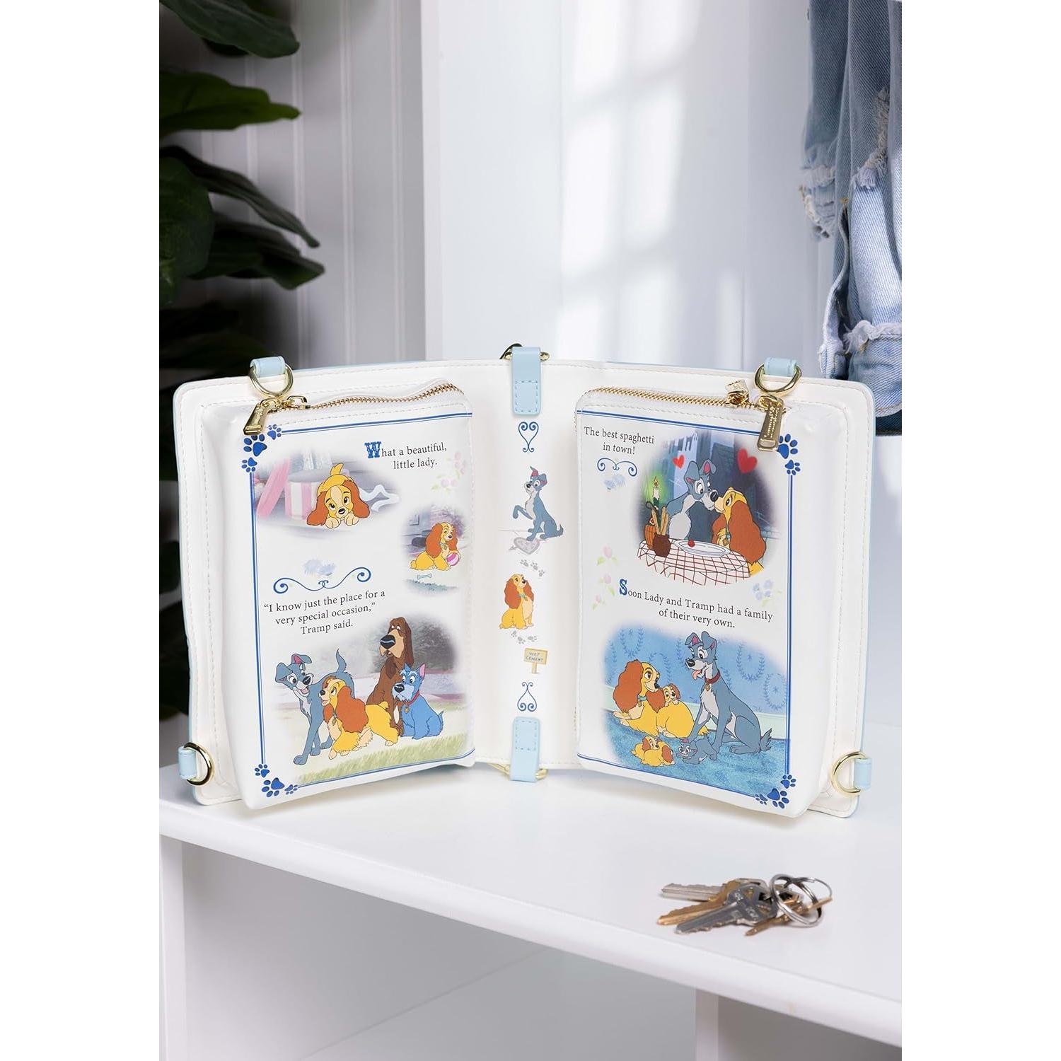 Bolso Cruzado Loungefly Disney La Dama y el Vagabundo Estándar