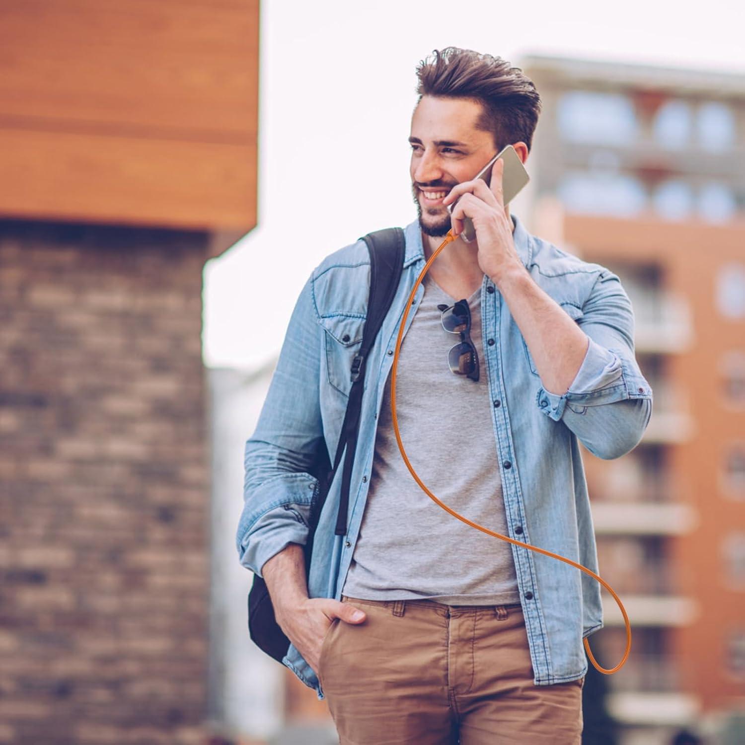 Cable de Carga Rápida Lightning YEFOOT 1.8m Certificado MFi