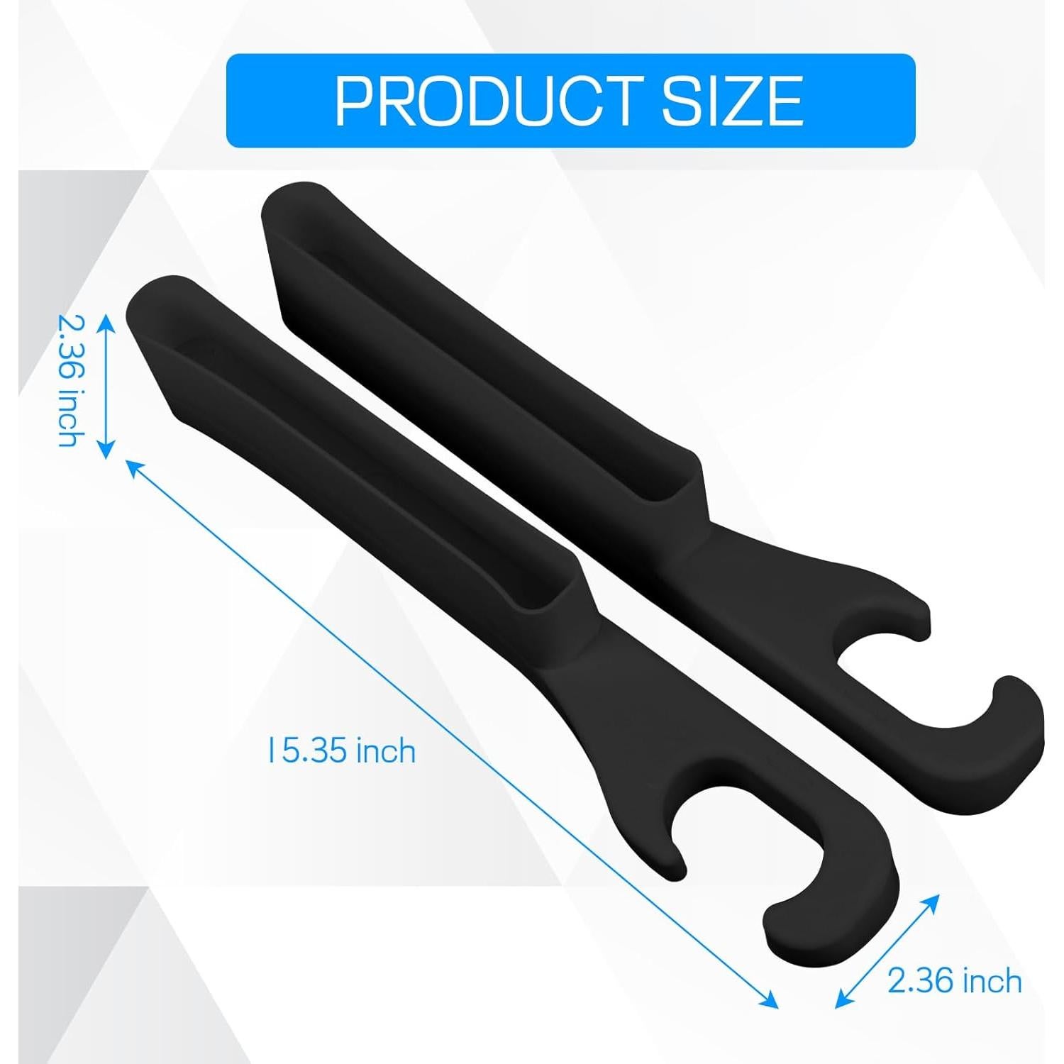 Organizador de Relleno Espacio Asientos Coche Hovom 2PCS Negro