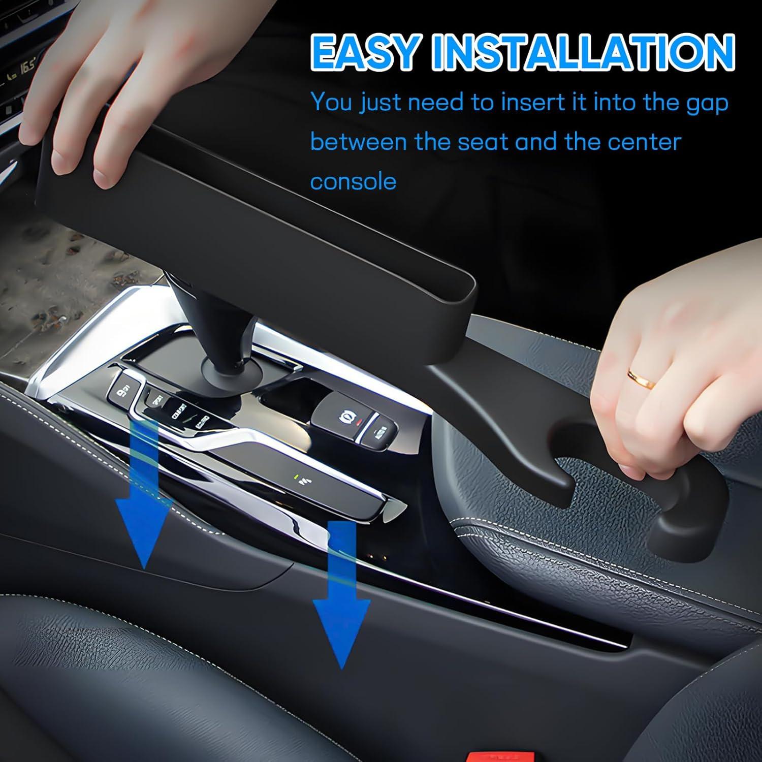 Organizador de Relleno Espacio Asientos Coche Hovom 2PCS Negro