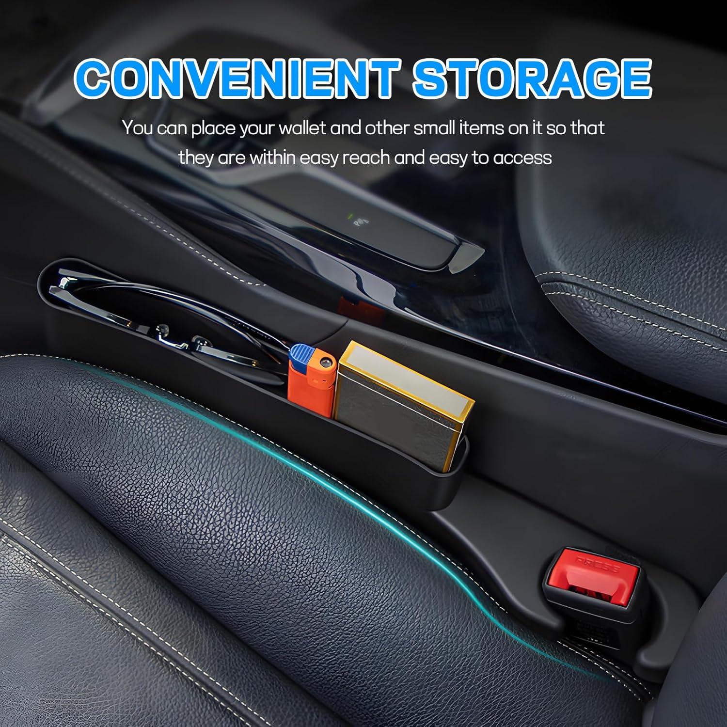 Organizador de Relleno Espacio Asientos Coche Hovom 2PCS Negro