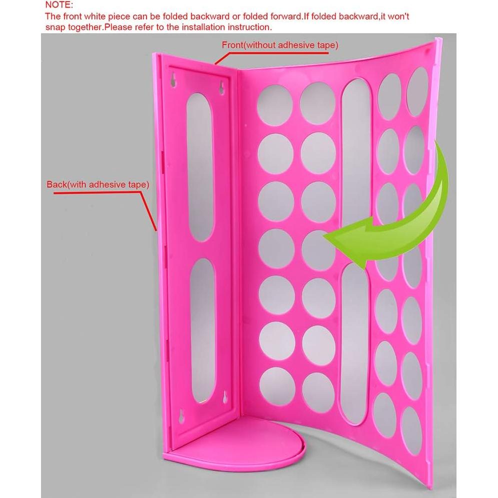 Dispensador de Bolsas de Montaje en Pared Lunies Rosa 2 Pzs