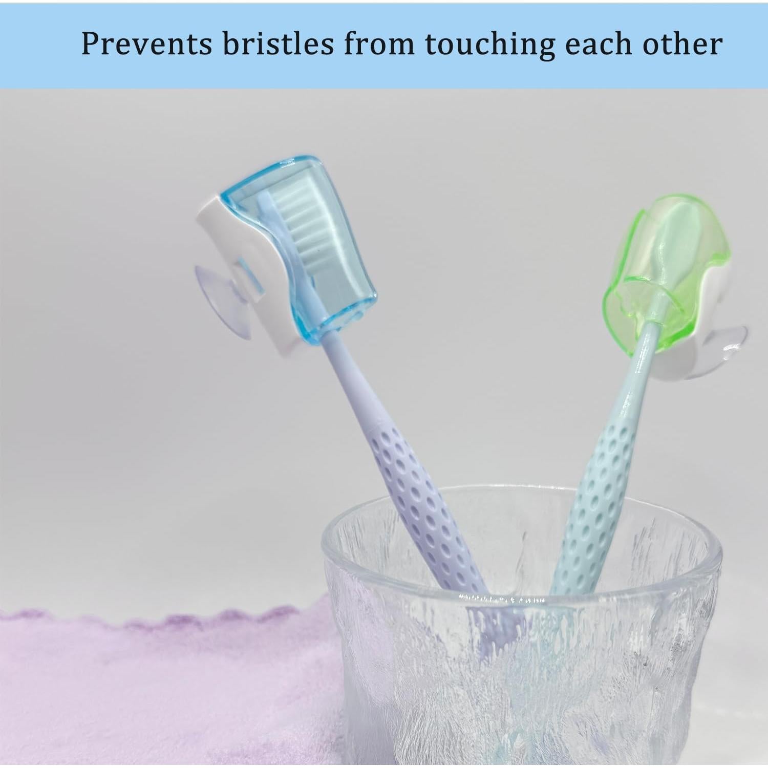 4 Cubiertas de Cabeza de Cepillo de Dientes LSETUTIYY Viaje