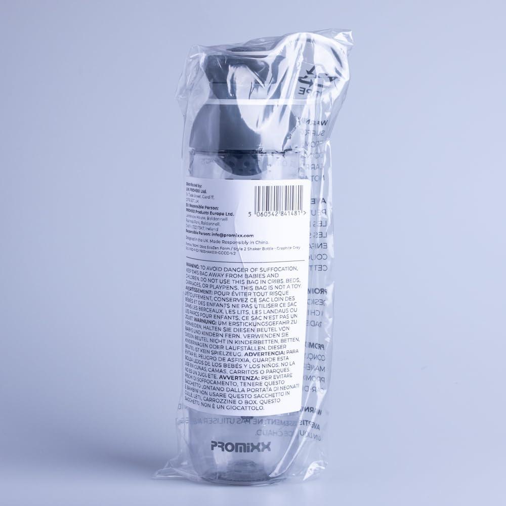 Botella de Agua Promixx FORM 760ml Gris Grafito - A Prueba de Fugas