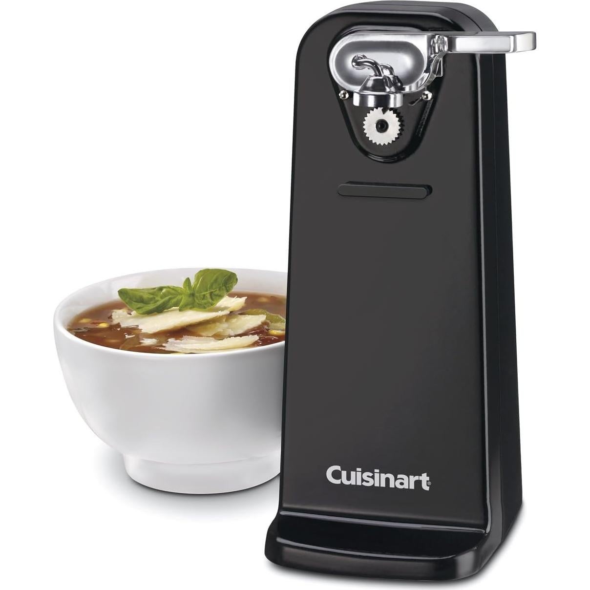 Abrelatas Eléctrico Cuisinart CCO-50BKN y Portátil Swing-A-Way